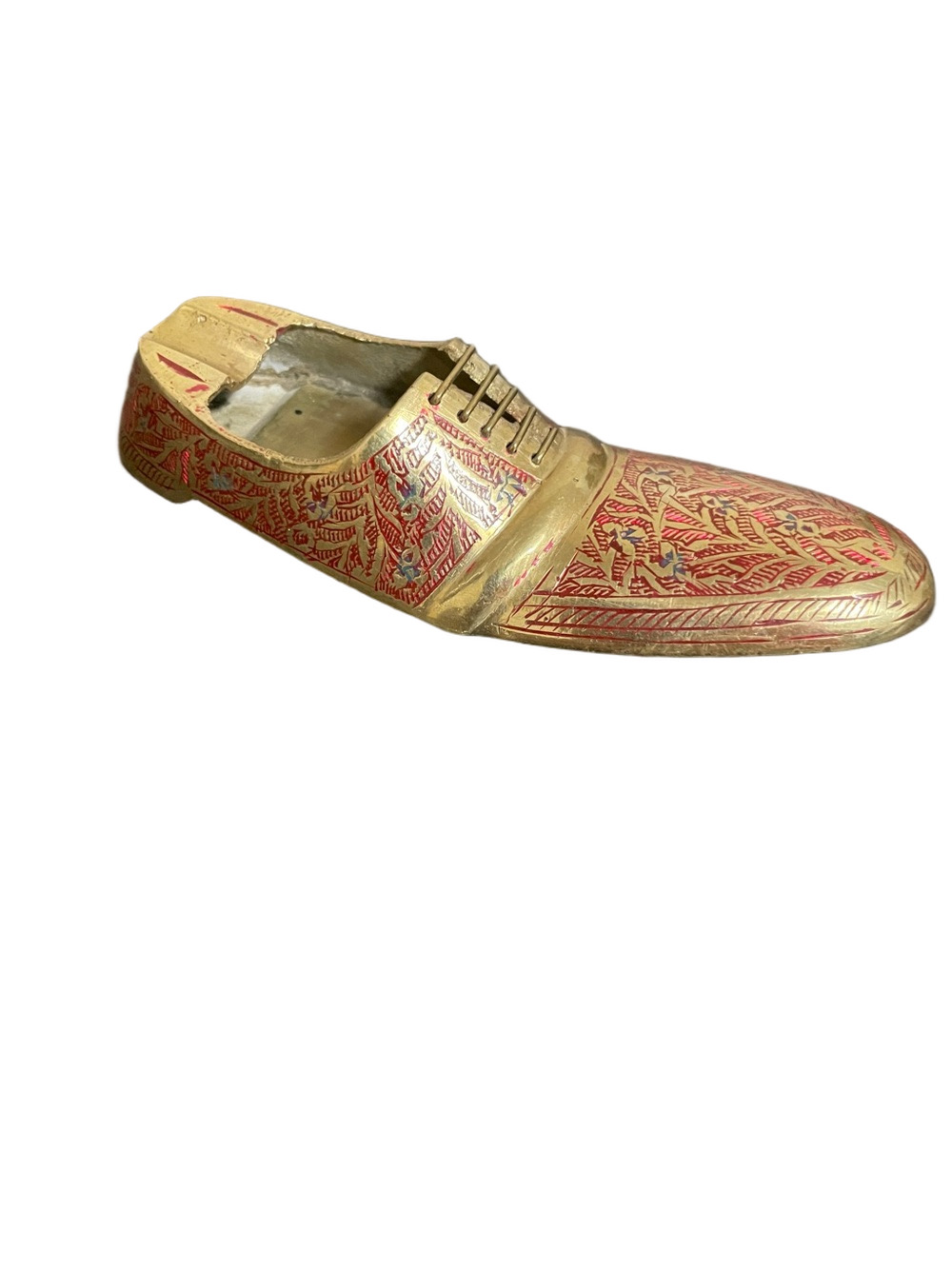 Vintage Brass Decorative Shoe Figurine